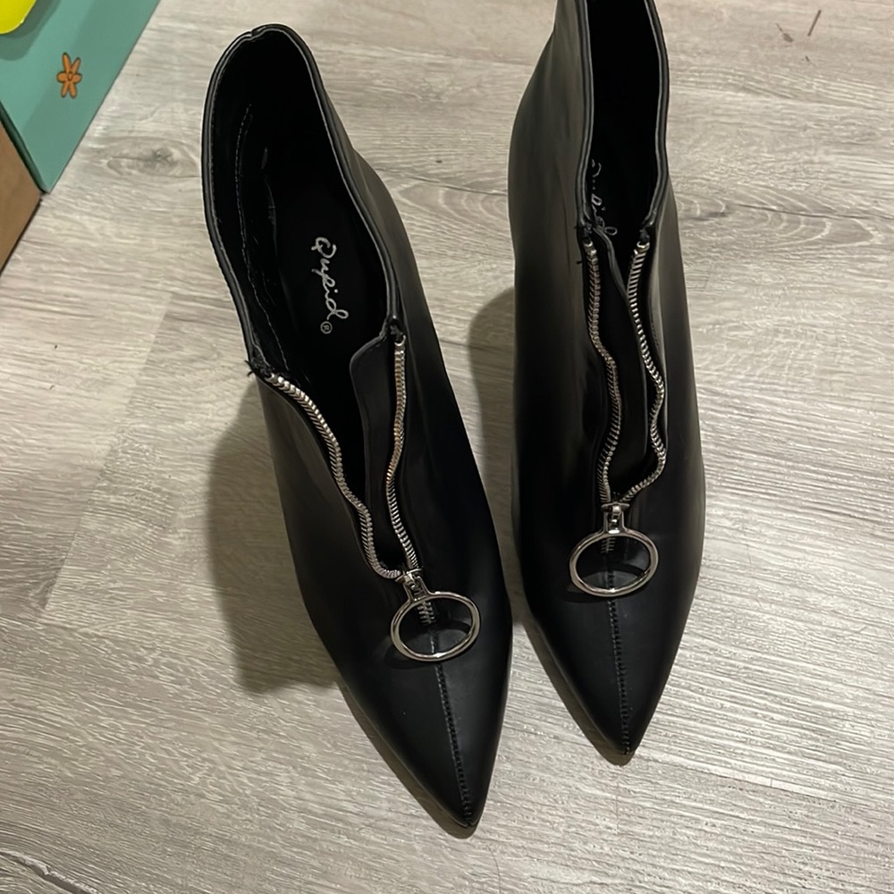 Qupid Heeled Booties